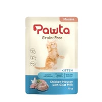 اظرف باوتا ويت فود للقطط الصغيرة دجاج مع حليب الما...