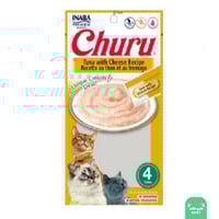 مكآفاة قطط انابا تشورو دجاج مع جبنة ولحم 4×14غ