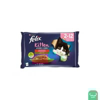 فليكس طعام قطط الصغيرة 4×85 جرام