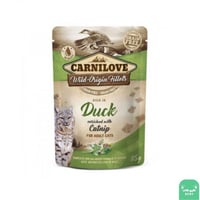 كارنيلوف طعام رطب بالبط مع عشبة الكاتنب للقطط 85 g