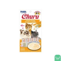 تشورو مكافآت كريمية للقطط بنكهة الدجاج 4×14 جرام