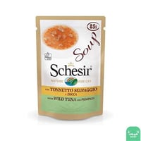 شيزر اظرف شوربة التونة واليقطين للقطط طعام رطب للق...