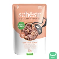 شيزر فيليه غذاء كامل للقطط البالغة بالتونة والسلمو...