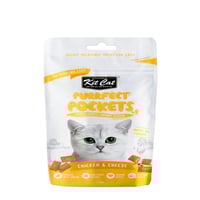 كت كات بيرفكت مكافأت للقطط بالدجاج والجبن