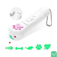 لعبة ليزر تفاعلية بـ 5 أشكال للقطط مع اشعة uvp