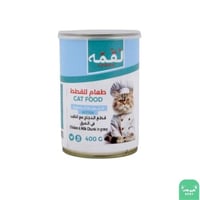 لقمة قطع الدجاج مع الحليب طعام القطط الصغيرة 400 ج...