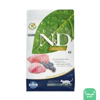 دراي فود فارمينا N & D للقطط البالغة باللحم والتوت...