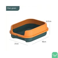 ليتر بوكس للقطط وسط مع سكوب