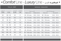 مشد كامل بصدرية و 4 مشابك كومفورت موديل 5179 طبي