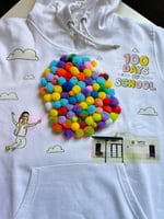 هودي 100 days pf school مع صورة الطفل