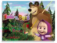 بنر ثيم ماشا والدب /masha and the bear banner