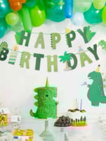 لافتة زينة ديناصورات