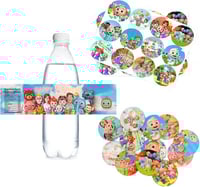 24 ملصق للماء و 120 ملصق دائري كوكوميلون