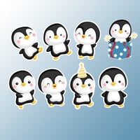 ملصقات البطاريق /ٍِPenguins Stickers