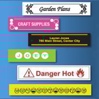 طابعة ملصقات Brother