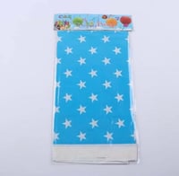 مفرش طاولة أزرق نجوم