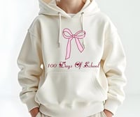 100 days pf school Ribbon هودي