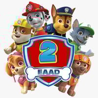 بنر ثيم دورية المخالب/Paw patrol banner