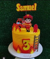 تغريسة كيك الإطفائي