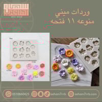 سيلكون وردات ميني منوعه ١١ فتحه