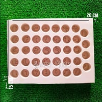 سيلكون احرف و ارقام دائري عميق