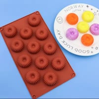 سيلكون شكولاته ١٢ فتحه دونات مشرشر