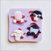 سيلكون ميني وجه خاروف ٤ فتحات