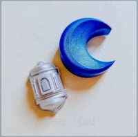 سيلكون مجسم شكل هلال ثلاثي الابعاد ٩ فتحات