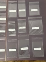 اكياس تغليف ب لاصق شفاف 7.5*13 سم