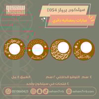 سيلكون برواز E054 عبارات رمضانيه ٤ فتحات بالقالب