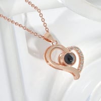 قلادة أحبك بكل لغات العالم الرومانسية