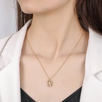 سلسال بالحرف | مطلي ذهب 18K