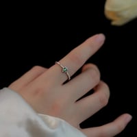 خاتم Emerald الفضي