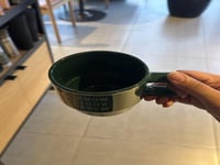 كوب سيراميك اخضر