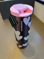 Purple heart tumbler