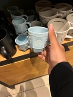 espresso sky blue cup