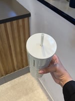 White tumbler