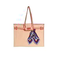 BIRKIN PRINT TOTE BAG