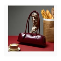 BURGUNDY LADY CLASSIC BAG