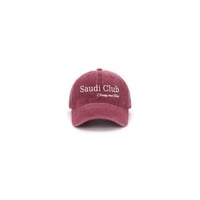 BURGEUNDY SAUDI CLUB HAT