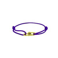 PURPLE HORSESHOE BRACELET