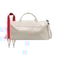 WHITE TRAVEL BAG + STRAP
