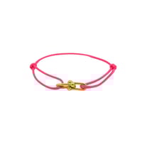 FUCHSIA HORSESHOE BRACELET