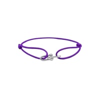 PURPLE HORSESHOE BRACELET