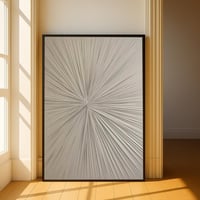 لوحة قماشية مطبوعة - بتصميم الفن التجريدي مع برواز...