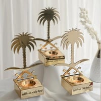 ثلاث مباخر فاخرة / ذهبي