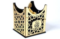 مبخرة أكريلك تراثية مع درج للعود