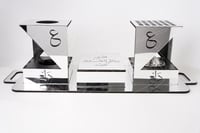 طقم مبخرة عرايس فضي