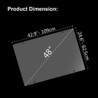 حماية شاشة التلفزيون 48 بوصة , حماية فائقة من الصد...