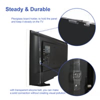 حماية شاشة التلفزيون 49 بوصة منحنية , حماية فائقة...